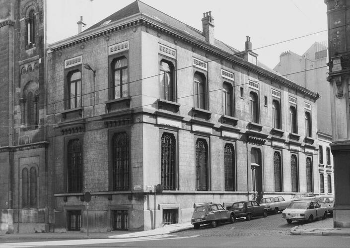 Joseph Duponstraat 2, 4. Consistorie van de Hoofd Synagoog van Brussel (foto 1980).