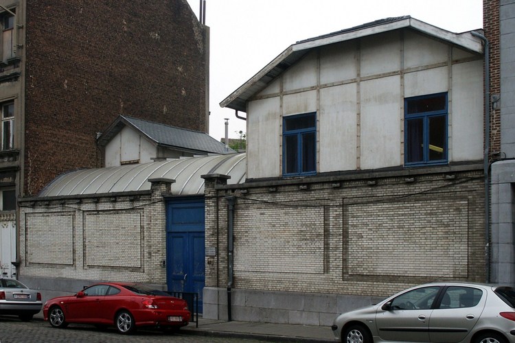 Clovislaan 42, kleuterschool Adolphe Max, in 2007 gesloopte gebouwen (foto 2007).