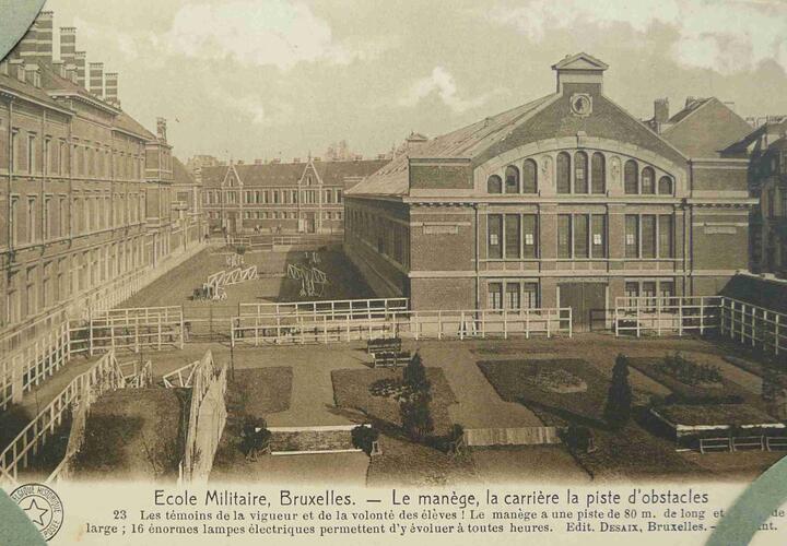Militaire School, kwartier van de Cavalerie, manege (Verzameling C. Dekeyser).