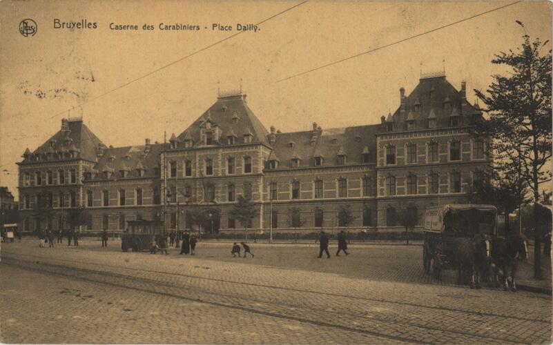 Place Dailly 4-6, caserne des carabiniers, AVB/CP.