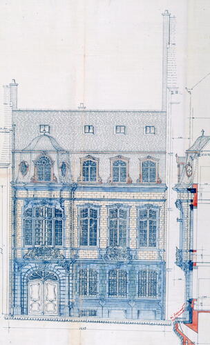 Rue Forestière 25, élévation, ACI/Urb. 131-25 (1908).