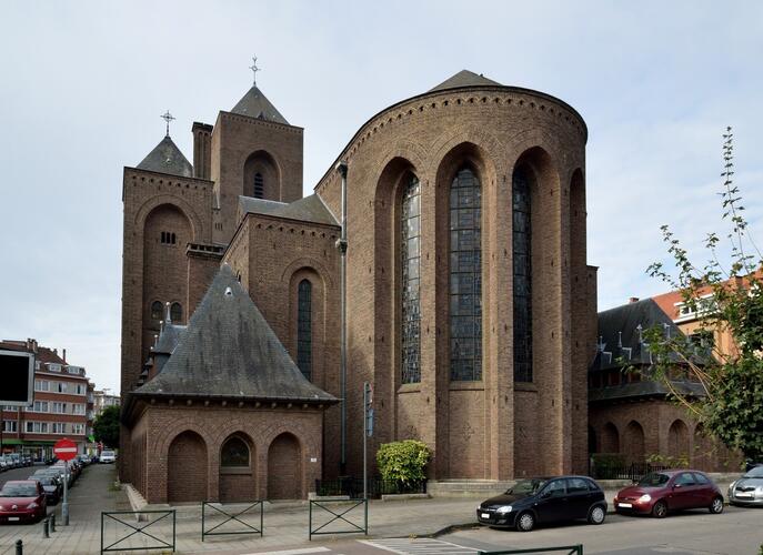 Église Saint-Adrien, chœur (photo 2014).