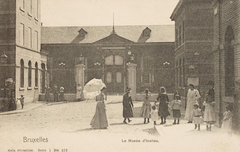 Voormalig slachthuis van Elsene, ca. 1900 (Verzameling van Dexia Bank).