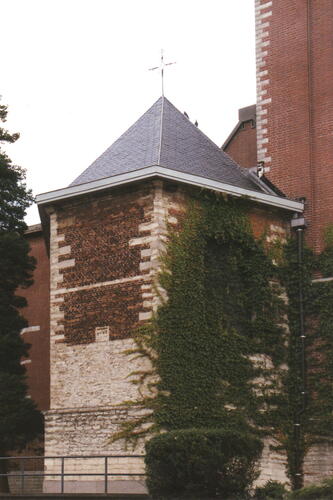 Sint-Pieterskerk, oud (polygonaal) koorsluiting (foto 1997).