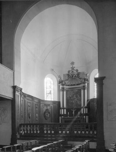 Sint-Pieterskerk, het oud koor, © KIK-IRPA Brussel (foto 1972).