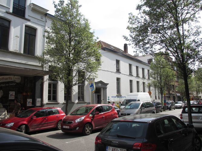 Alsembergsesteenweg 346, voormalig rationalistisch weeshuis van Vorst (foto 2014).