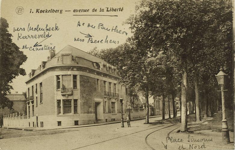 Avenue du Panthéon 1 – avenue de la Liberté 2, s.d, Collection Belfius Banque-Académie royale de Belgique © ARB – urban.brussels.