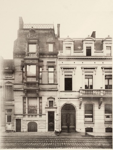 Gallaitstraat, huis ontworpen door Maurice Dechamps, afgebroken ([i]Vers l'Art[/i], 2, 1906, pl. 9).