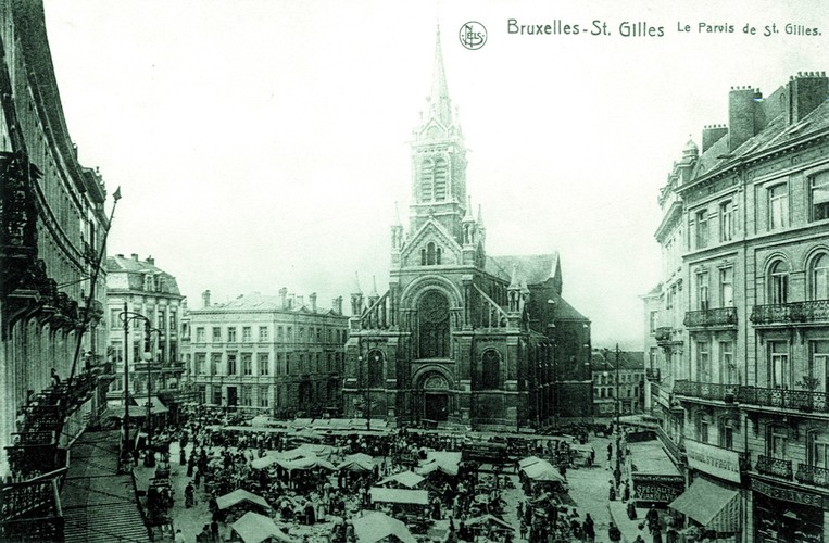 Sint-Gillisvoorplein (Verzameling postkaarten Dexia Bank, s.d.).